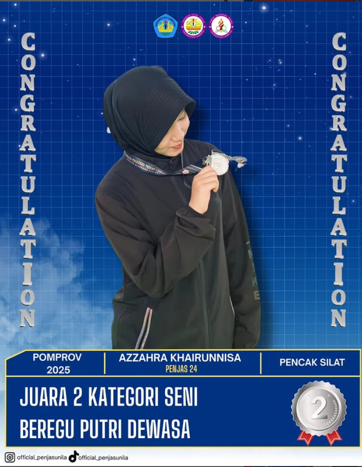 Foto prestasi Pomprov pencak silat kategori seni beregu putri dewasa